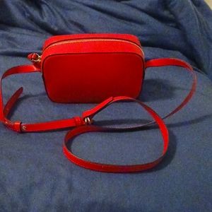 NWOT RED crossbody